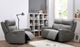 Mazin Furniture Chadwick Grey Power Reclining Chair with Power Headrest-1