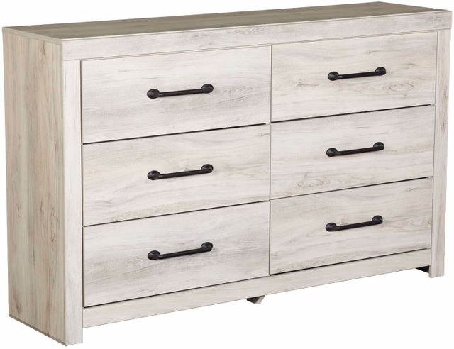 Signature Design by Ashley® Cambeck 5-Piece Whitewash Twin Panel Headboard Set-7