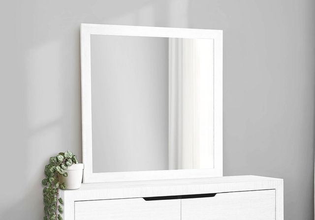 Monarch Specialties Inc. Light Grey/White Wall Mirror-2