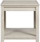 aspenhome® Sandro Brushed White End Table-2