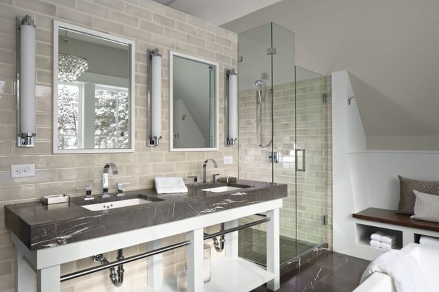 Brizo Siderna® Polished Chrome Widespread Lavatory and Bidet Lever Handle Kit-1
