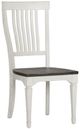 Liberty Furniture Allyson Park Charcoal/Wire Brushed White Slat Back Side Chair-0