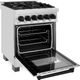ZLINE Autograph Edition 24" Stainless Steel Pro Style Dual Fuel Range-3