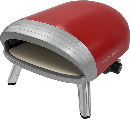 Unique® Appliances Classic Retro 12" Matte Red Liquid Propane Pizza Oven-0