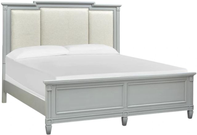 Magnussen Home® Glenbrook Natural/Pebble California King Upholstered Panel Bed-0
