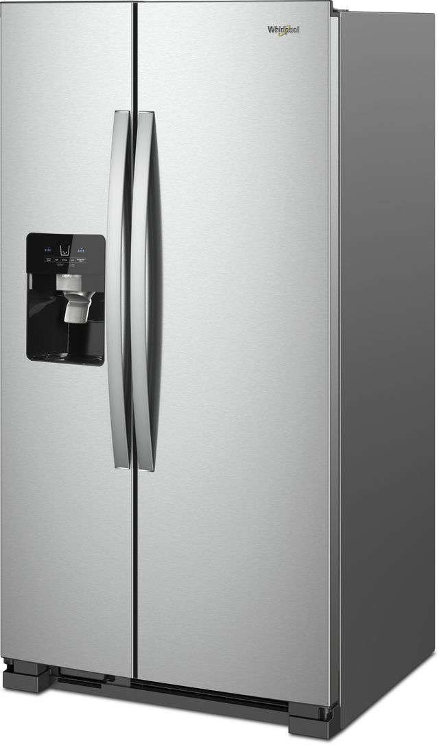 Whirlpool® 36" 24.5 Cu. Ft. Fingerprint Resistant Stainless Steel Side-by-Side Refrigerator-3