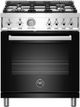 Bertazzoni Professional Series 30" Black Pro Style Gas Range-0