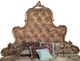 Michael Amini® Platine de Royale™ Antique Platinum/Brown California King Panel Bed-1