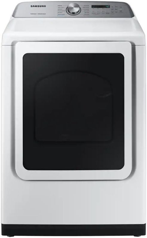 Samsung 7.4 Cu. Ft. White Front Load Gas Dryer-0