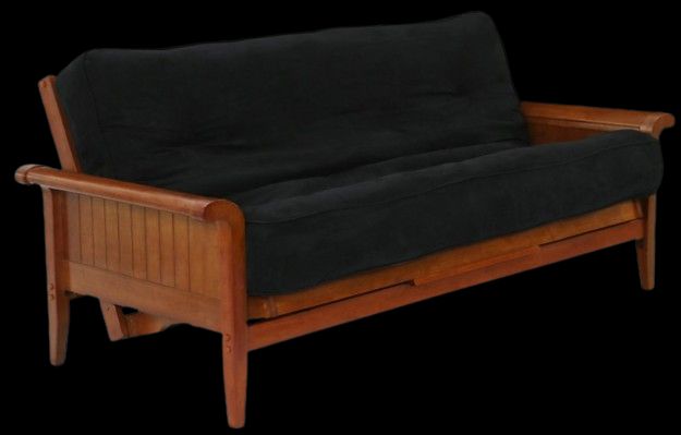 Night & Day Furniture™ Venice Cherry Full Futon Bed Frame-0