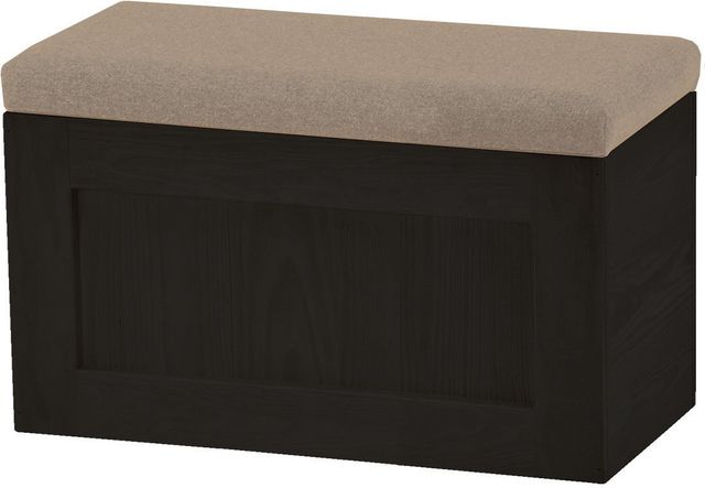 Crate Designs™ Furniture Espresso Storage Bench-0
