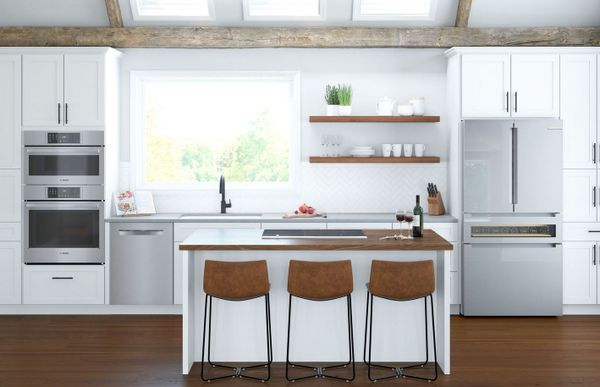 Bosch 800 Counter Depth Stainless Steel French Door Refrigerator