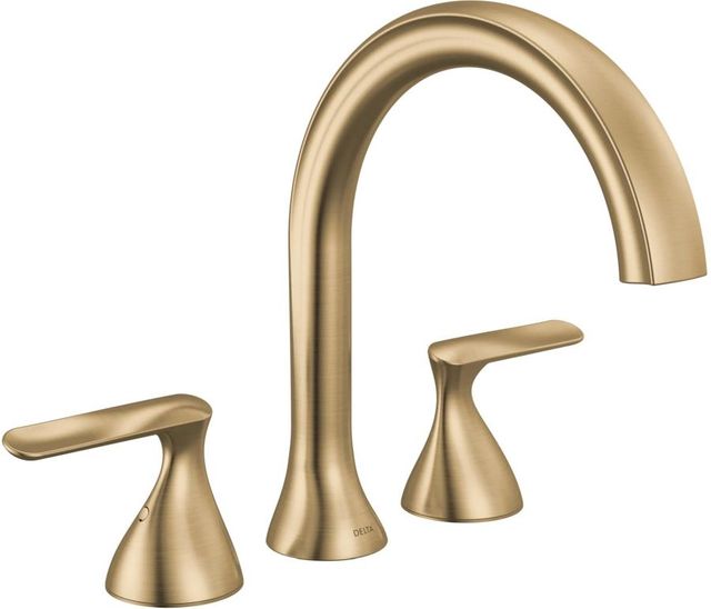 Delta Bonacci™ Lumicoat® Champagne Bronze 3-Hole Roman Tub Trim-0