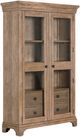 Liberty Furniture Haven Hills Camel Beige Display Cabinet-0