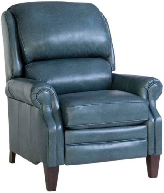 Smith Brothers Customizable 710 Collection Leather Pressback Reclining Chair-0