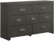 Elements International Sasha Grey Dresser -0
