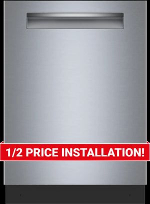 Bosch® 500 Series 24'' Anti Fingerprint Stainless Steel Top Control Built In Dishwasher  WITH 1/2 PRICE INSTALLATION! ($99 VALUE)