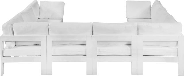 Meridian Furniture Nizuc 8-Piece White Outdoor Patio Modular Sectional Set-2
