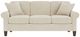 Flexsteel® Moxy White Shell Sofa with Curved Sock Arms-1