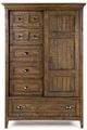Magnussen Home® Bay Creek Toasted Nutmeg Door Chest-1