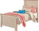 Signature Design by Ashley® Willowton 2-Piece Whitewash Twin Youth Panel Bed Set-1