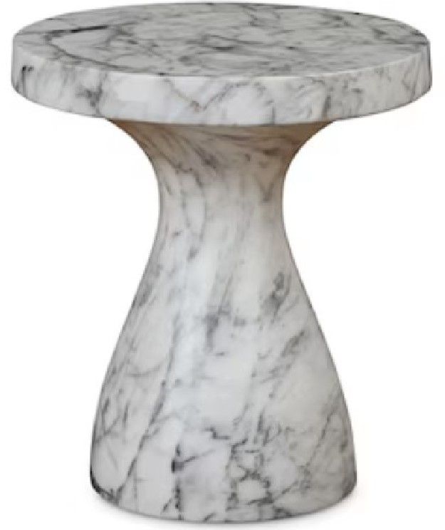 Bassett® Furniture Castelli Granite Round Side Table-0