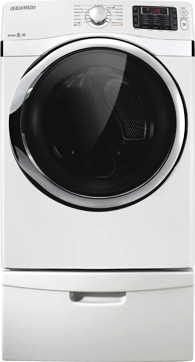 Samsung 7.5 Cu. Ft. White Electric Dryer-3