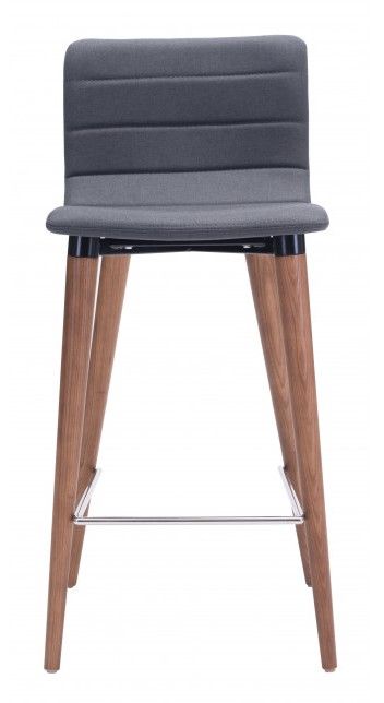 Zuo® Modern Jericho Gray Counter Chair-0