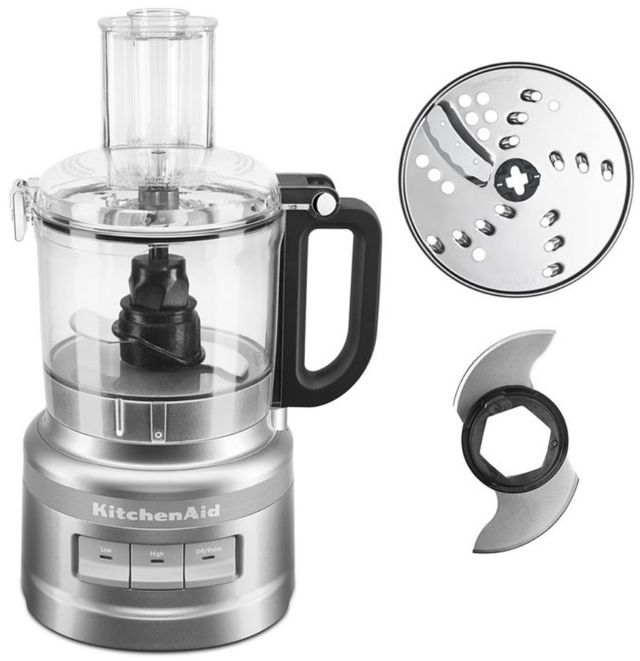 KitchenAid® 7 Cup Contour Silver Food Processor-1