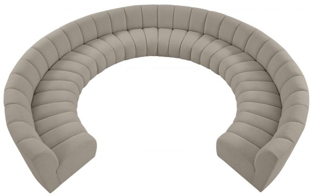 Meridian Furniture Infinity 10-Piece Taupe Modular Sectional-1