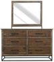 International Furniture Direct Natural Teca Brown Dresser-3