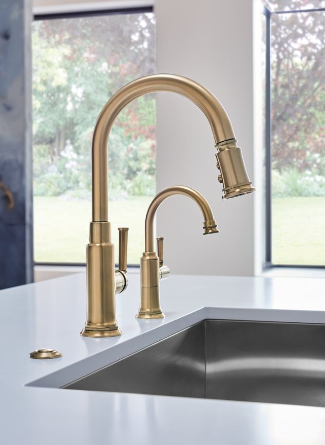 Brizo Rook® Brilliance® Luxe Gold® Instant Hot Faucet-2
