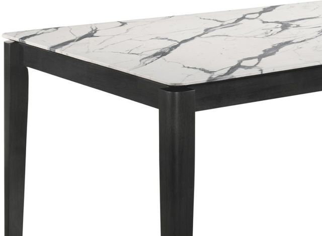 Coaster® Stevie Dining Table with Faux Marble Top-3