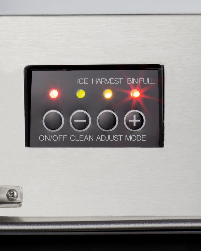 Summit® 14.5" Stainless Steel Outdoor ADA Compliant Ice Maker-4