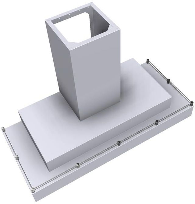 Vent-A-Hood® 48" White Contemporary Wall Mount Range Hood-1
