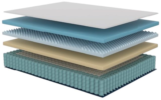 Symbol® Percy 14" Hybrid Plush Tight Top California King Mattress in a Box-2