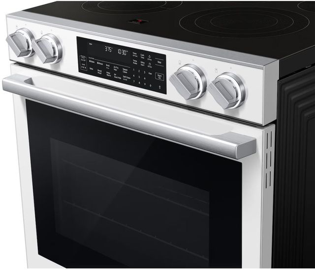 Samsung 30'' White Slide-In Electric Range with Air Fry Max-3