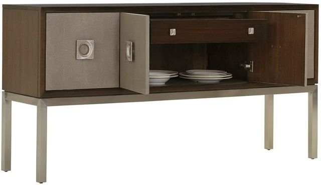 Lexington Home Macarthur Park Glenroy Brushed Stainless/Taupe Sideboard-2