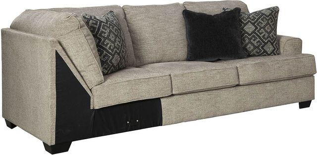 Signature Design by Ashley® Bovarian 2-Piece Stone L-Shape Sectional Sofa-3