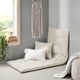 Olliix by Intelligent Design Edelia Ivory Polyester Chenille Lounge Floor Pillow Cushion-4