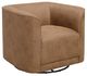 Emerald Home Whirlaway Saddle Brown Swivel Accent Chair-0