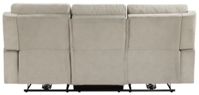 Homelegance® Celeste Taupe Double Power Reclining Sofa with Power Headrests-2