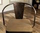 Furniture of America® Cooper 2-Piece Dark Bronze/Dark Oak Counter Chair Set-2