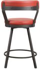 Homelegance® Appert Red Swivel Counter Chair-3