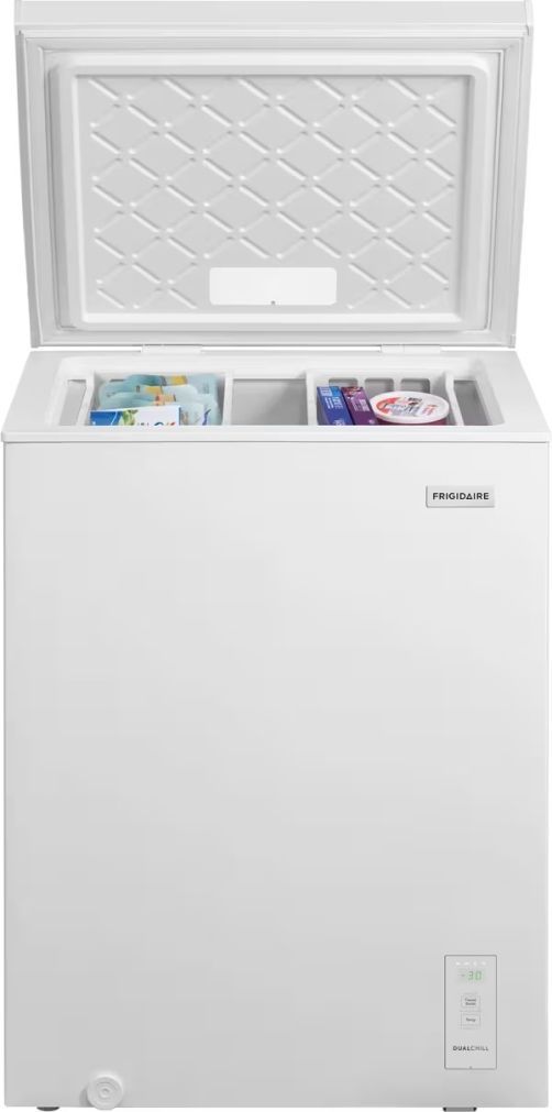 Frigidaire 24" 5.1 Cu. Ft. White Convertible Garage Ready Chest Freezer-2