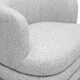 TOV Furniture Astor Light Gray Swivel Hotel Lounge Chair-5