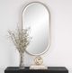 Uttermost® Lago Antiqued Golden Bronze Mirror-1