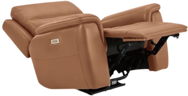 Flexsteel® Sawyer Harvest Leather Power Recliner with Power Headrest and Lumbar-1