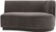 Moe's Home Collection Yoon Anthracite Right 2 Seat Chaise-0