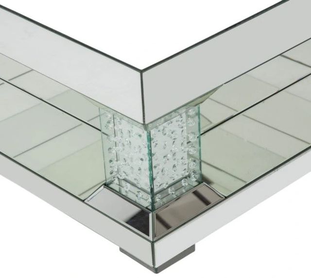 Michael Amini® Montreal™ Mirrored Square Cocktail Table-1